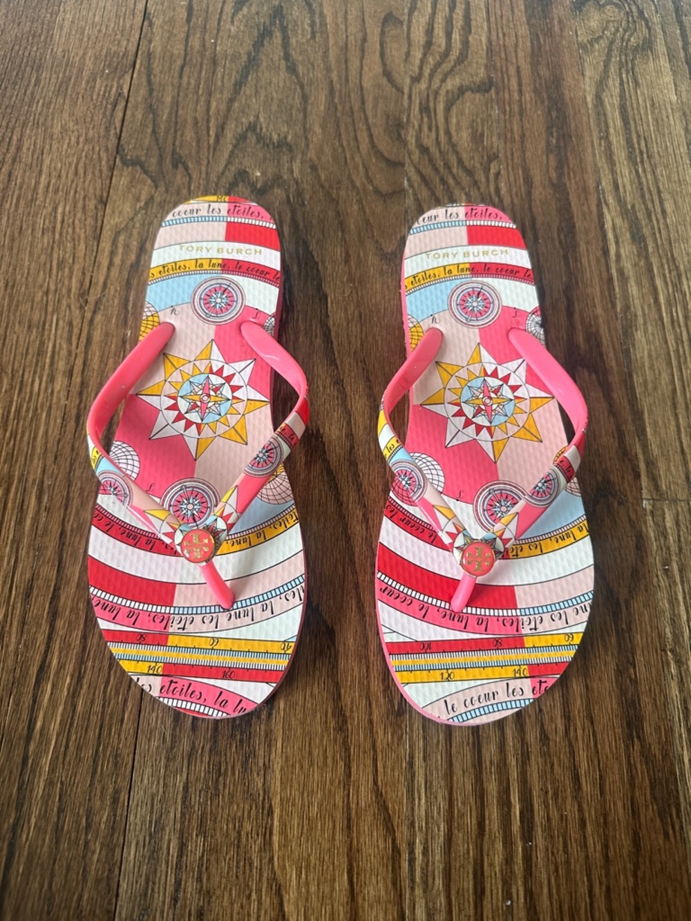 Tory Burch Constellation Flip Flops